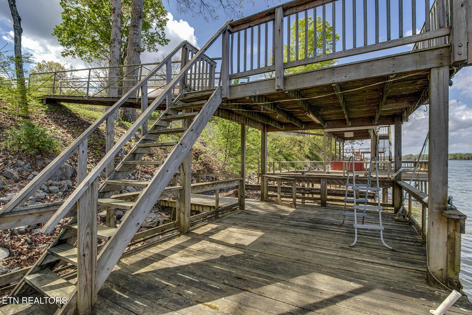 609 Lakewood Drive Decatur, TN 37322 - Photo 48 of 60 a view of outdoor space with wooden deck and furniture