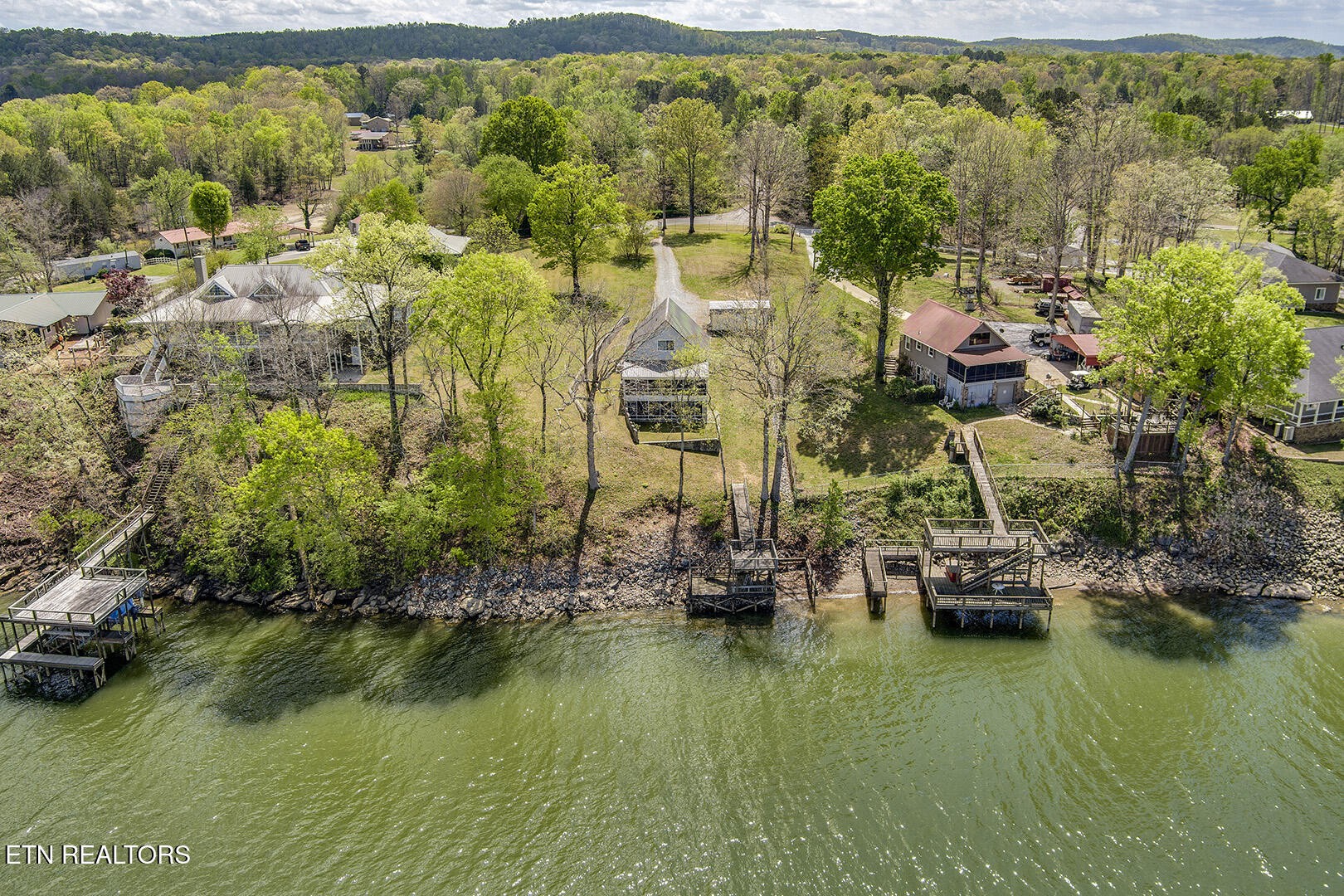 609 Lakewood Drive Decatur, TN 37322 - Photo 52 of 60 an aerial view of residential houses with outdoor space