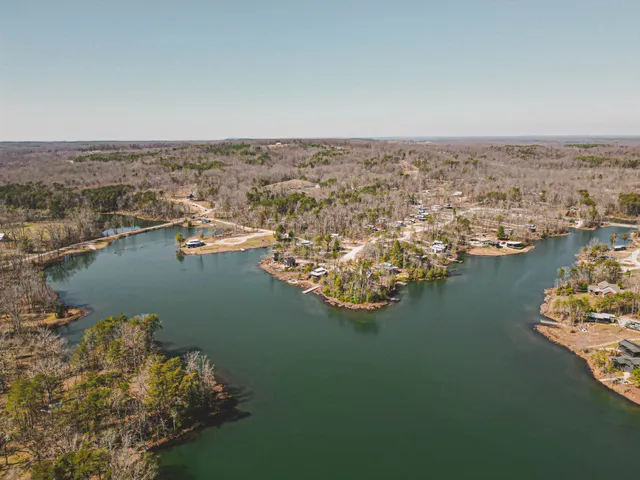 an aerial view of a houses with ocean view