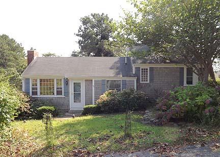 a view of a house with yard and plants