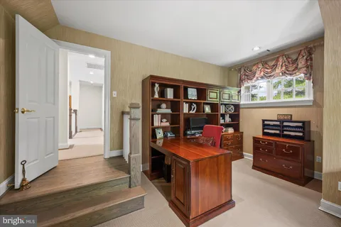 a room with furniture and window