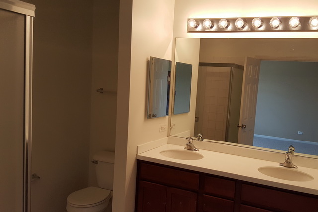 4205 Drexel Avenue Aurora, IL 60504 - Photo 11 of 16 a bathroom with a toilet sink and mirror