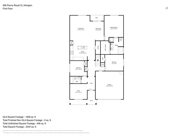 $2,475 | 926 Penny Royal Court, Arlington, TX 76002