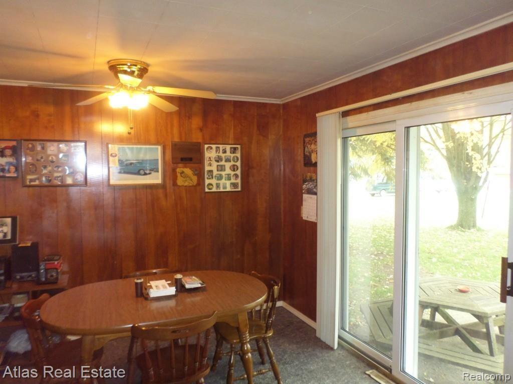 Dining Room and slider to back yard