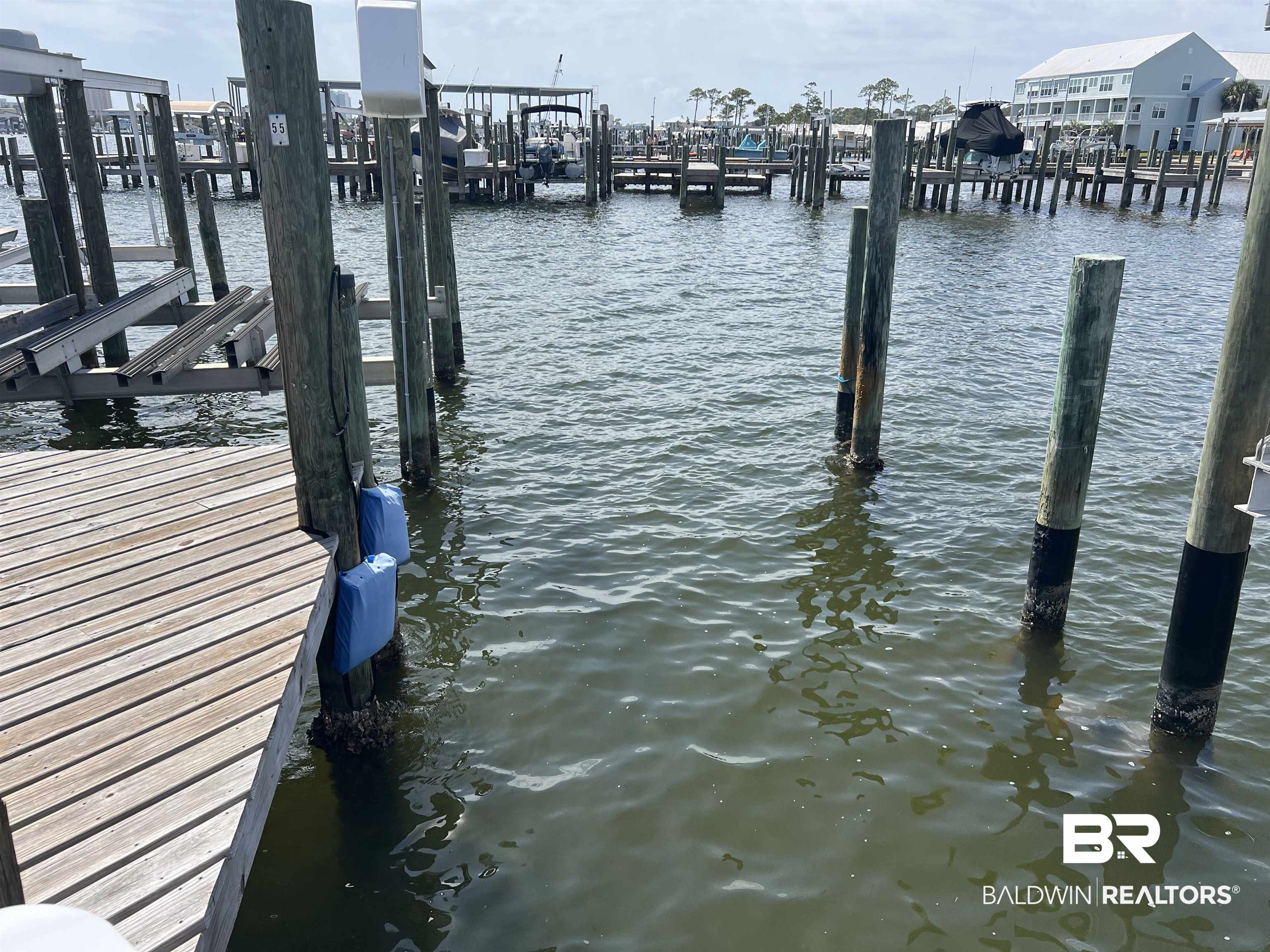 27282 Canal Road, Unit 110 Orange Beach, AL 36561 - Photo 44 of 62 Dock area featuring a water view and boat lift