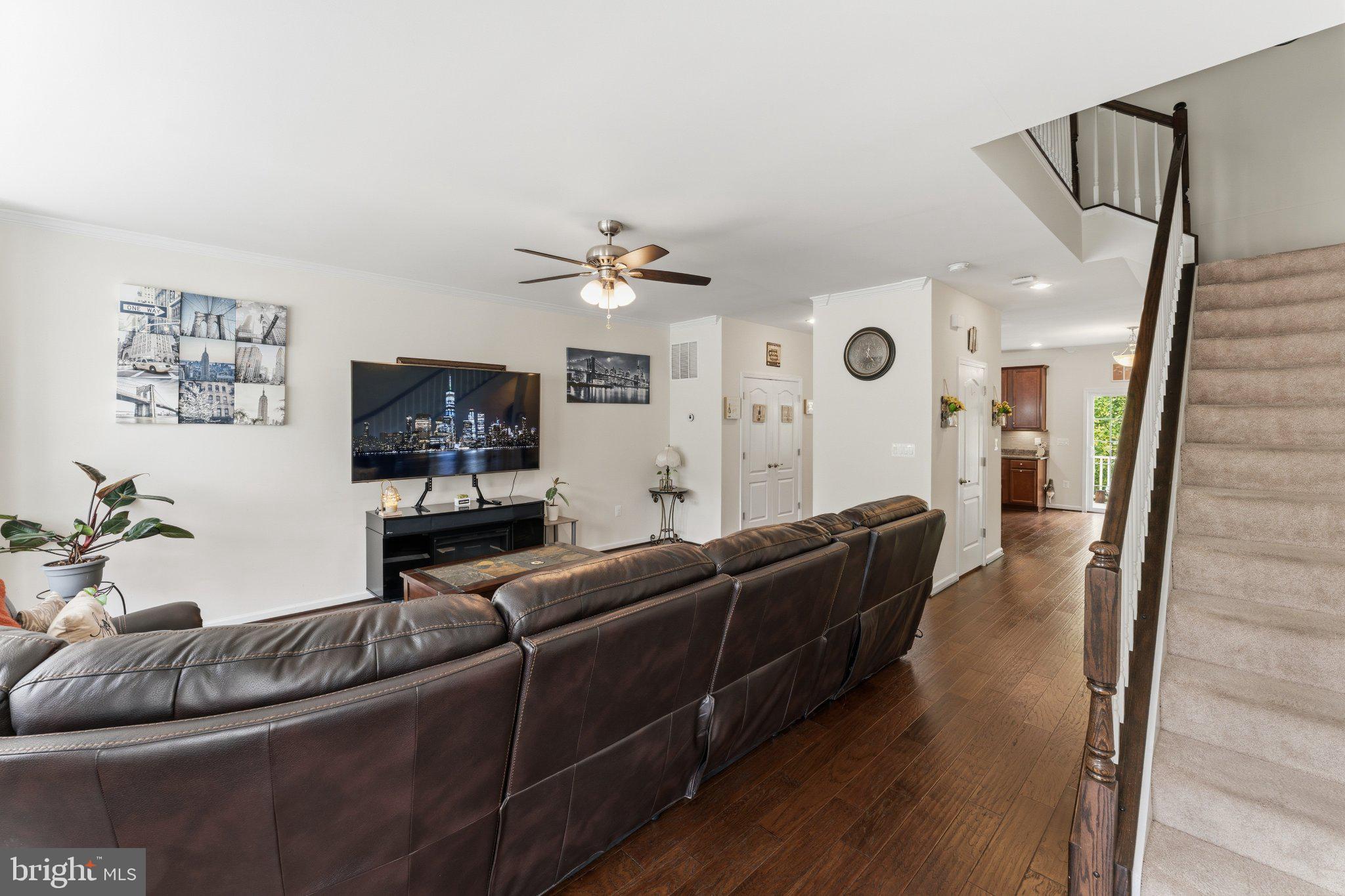 320 Tree Line Drive Fredericksburg, VA 22405 - Photo 27 of 49 a living room with furniture and a flat screen tv