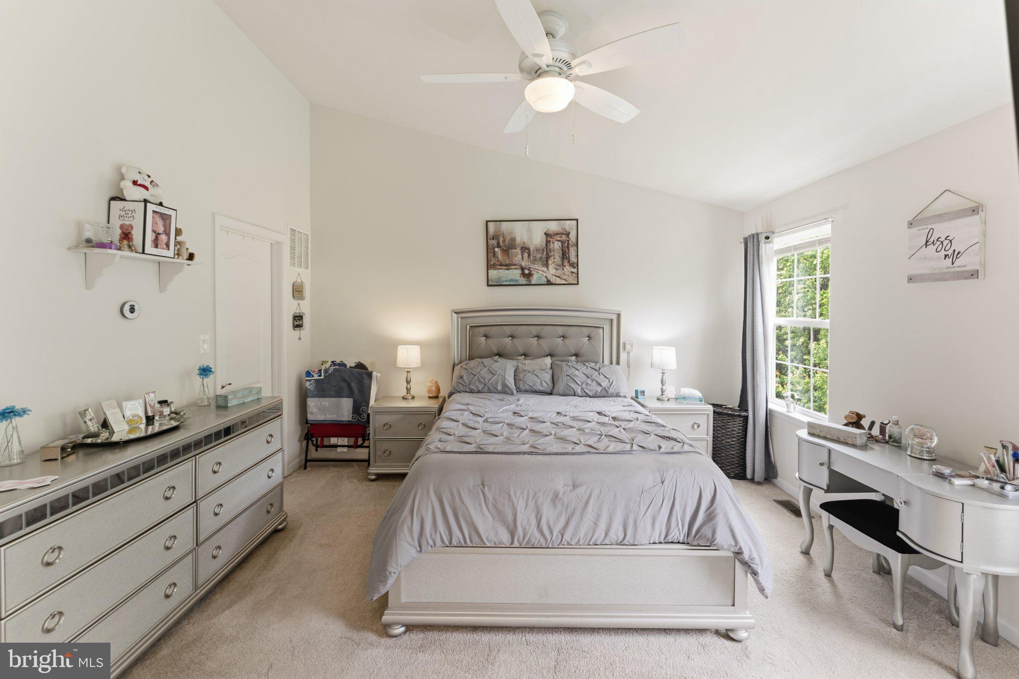 320 Tree Line Drive Fredericksburg, VA 22405 - Photo 29 of 49 a bedroom with a bed and ceiling fan