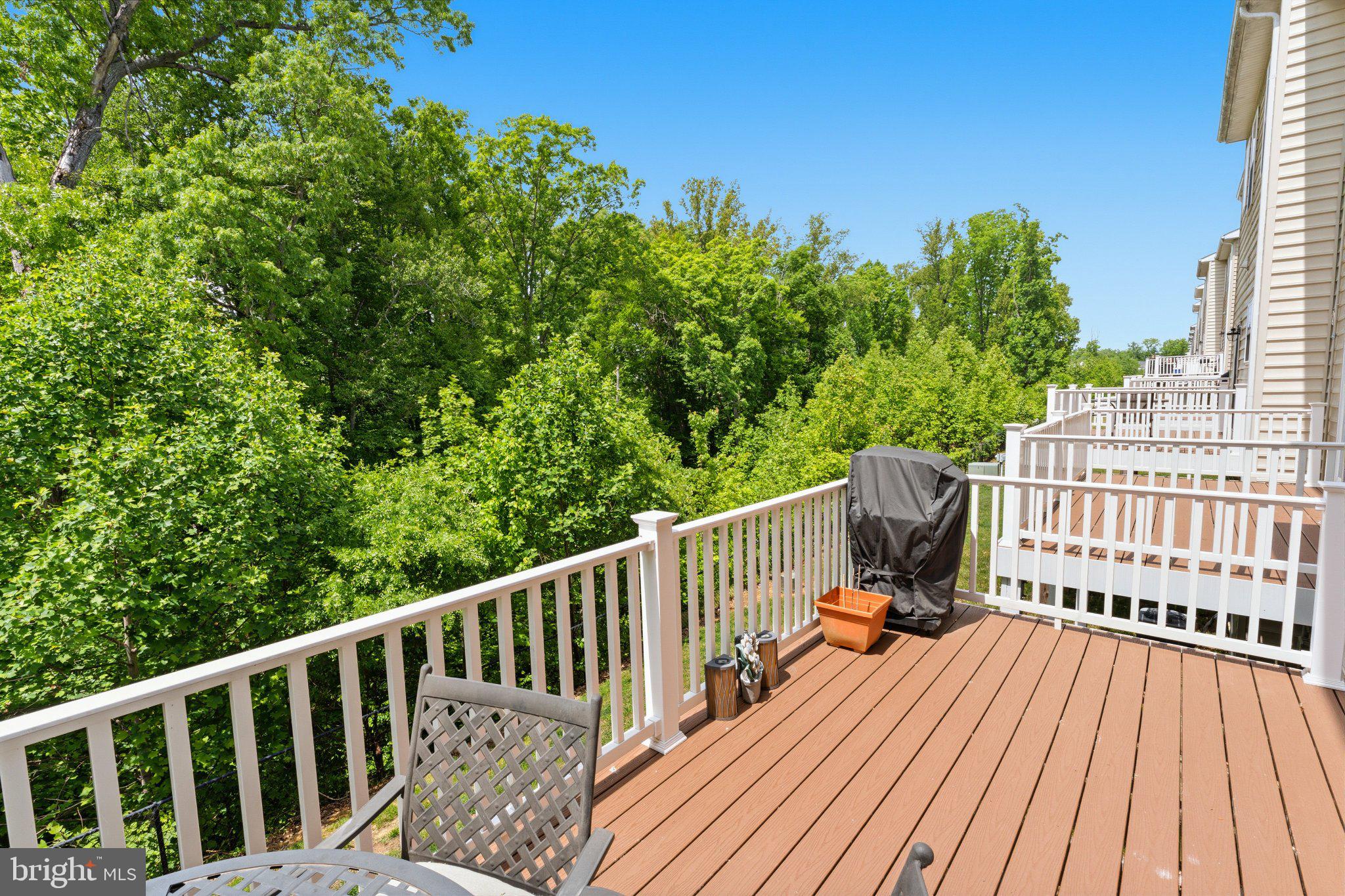 320 Tree Line Drive Fredericksburg, VA 22405 - Photo 40 of 49 a view of balcony with wooden floor and fence