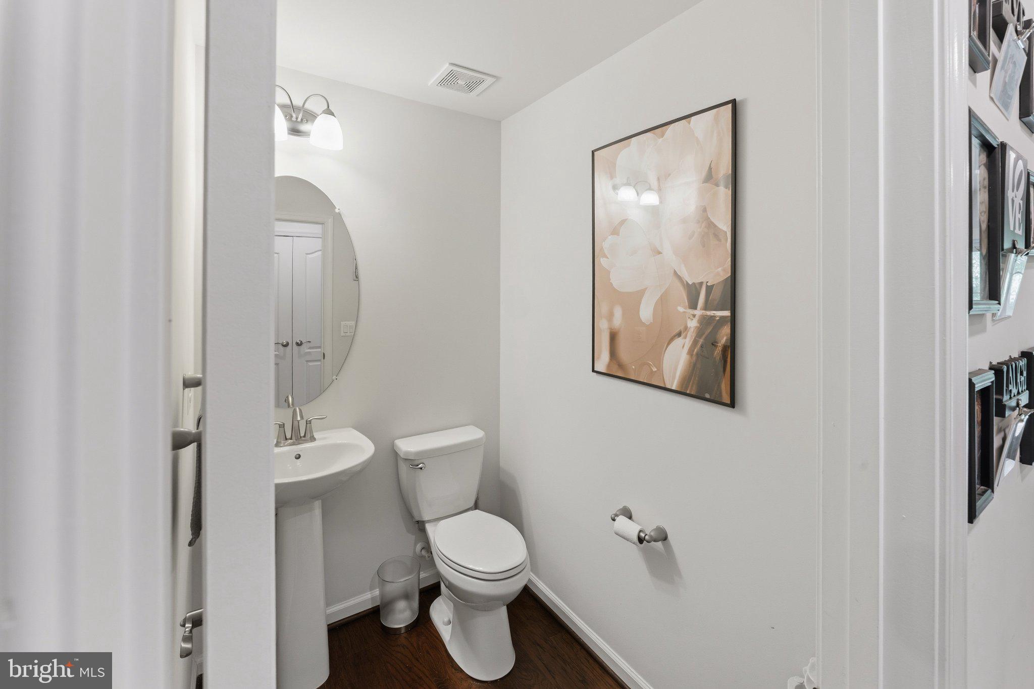 320 Tree Line Drive Fredericksburg, VA 22405 - Photo 9 of 49 a bathroom with a toilet and a painting on the wall
