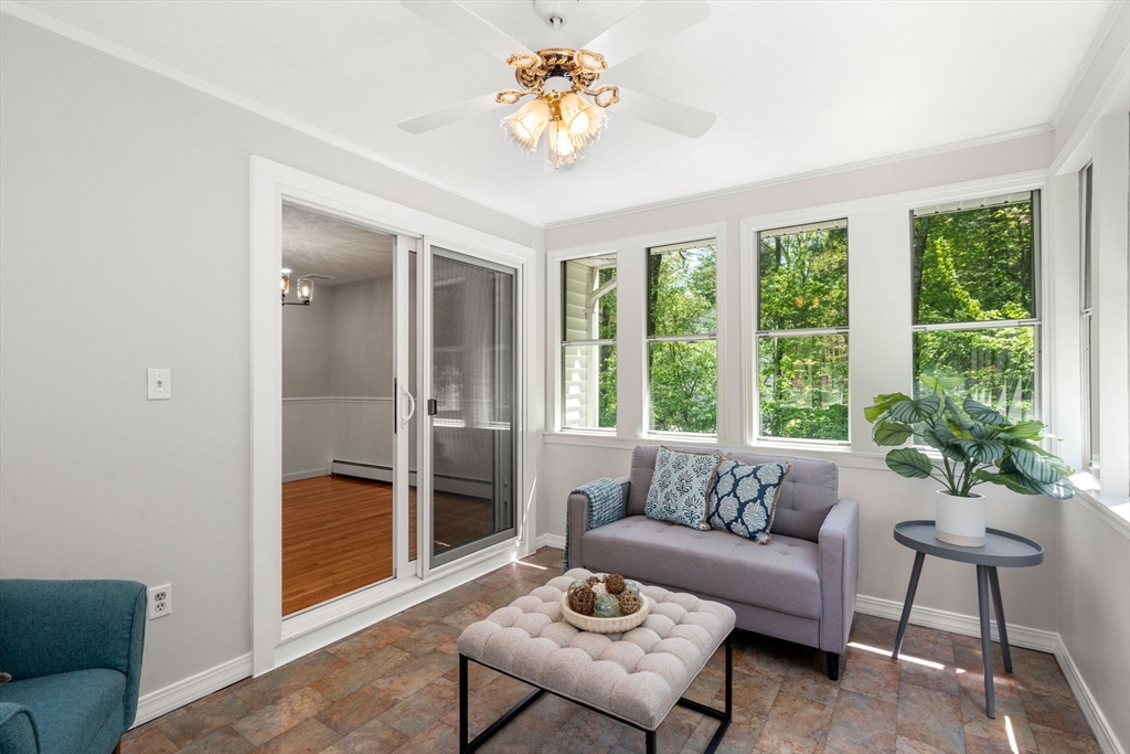 98 Union Street Norfolk, MA 02056 - Photo 14 of 38 a living room with furniture and a large window