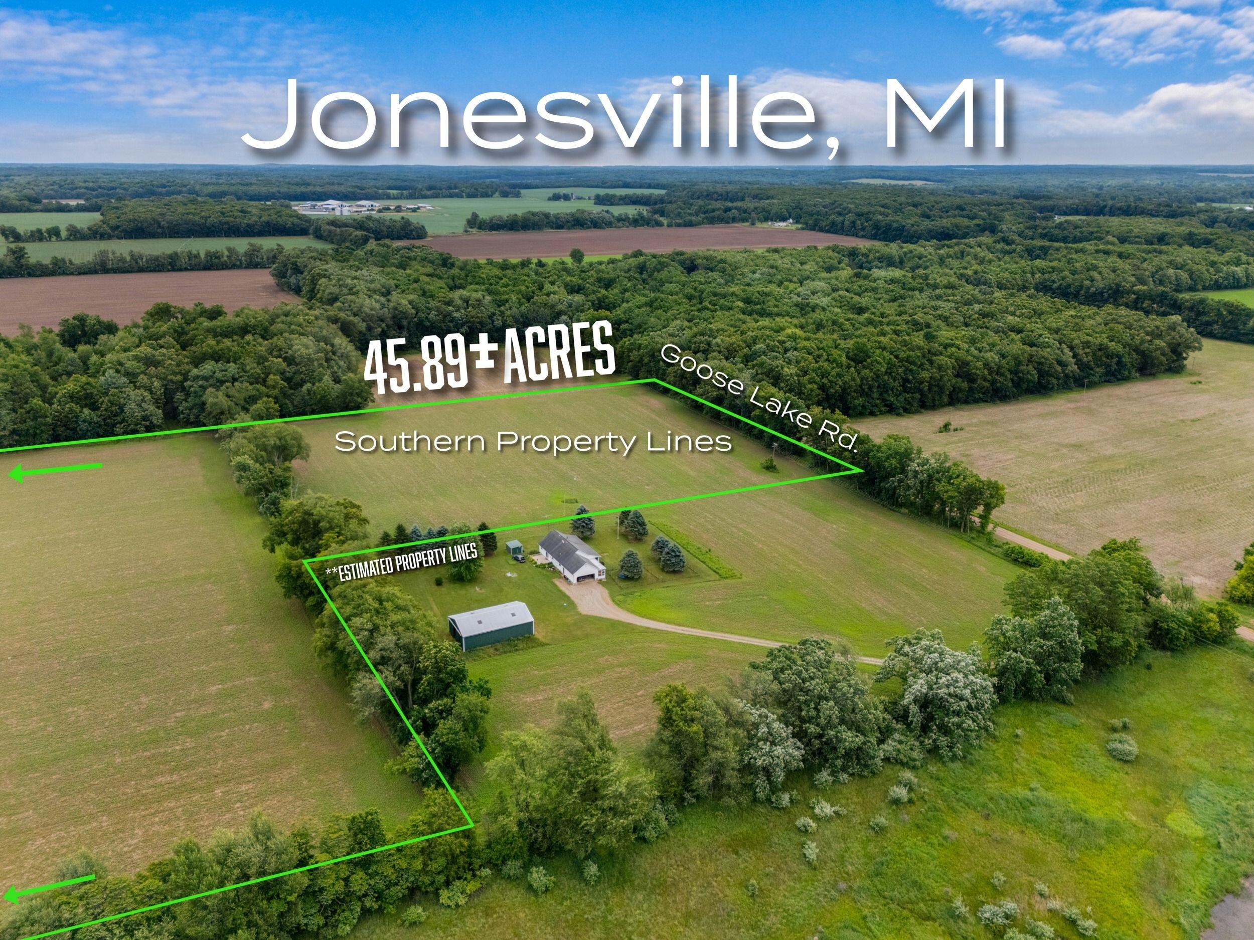 0 Goose Lake Road Jonesville, MI 49250 - Photo 3 of 6 South end June 23_ 2026 at 12.57.30