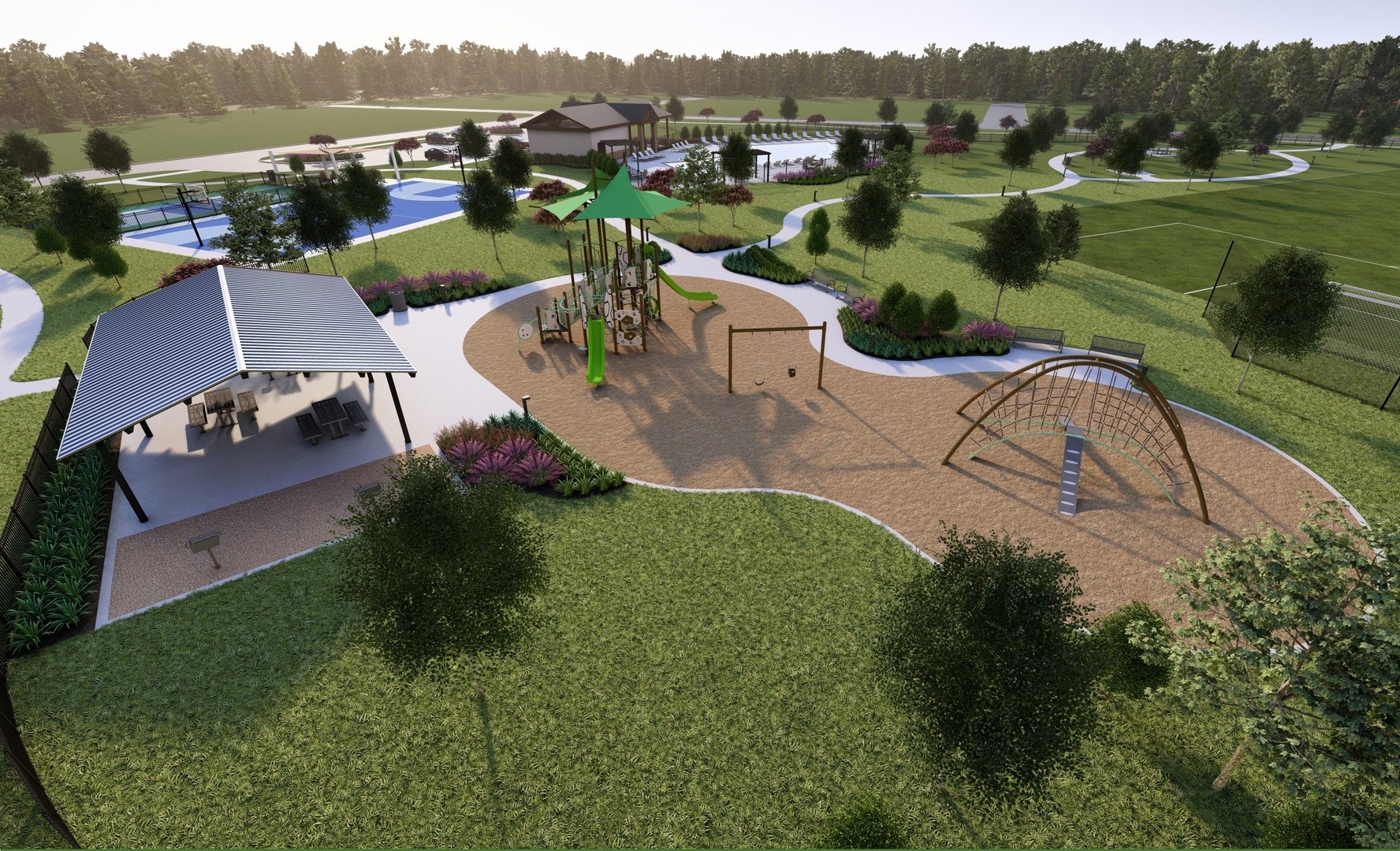 31102 Rena Coast Drive Huffman, TX 77336 - Photo 5 of 6 an aerial view of a house with outdoor space and lake view