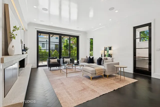 a kitchen with lots of counter top space