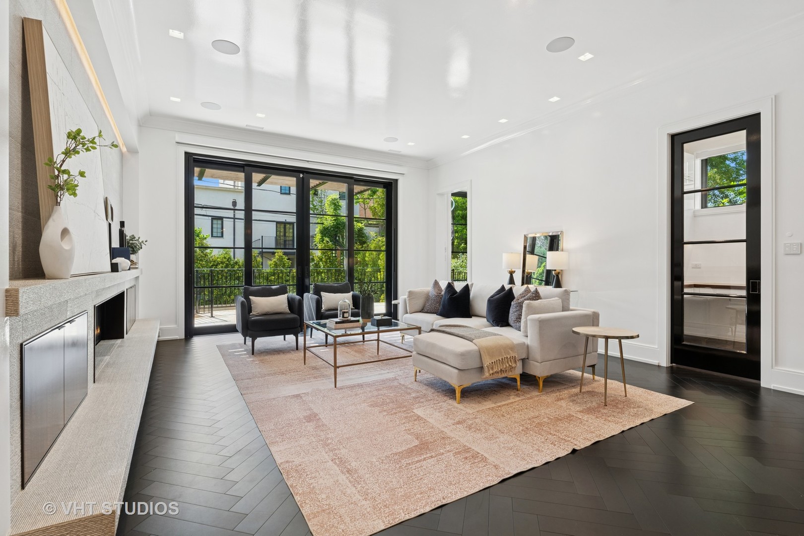 1878 North Orchard Street Chicago, IL 60614 - Photo 22 of 80 a living room with furniture and a large window