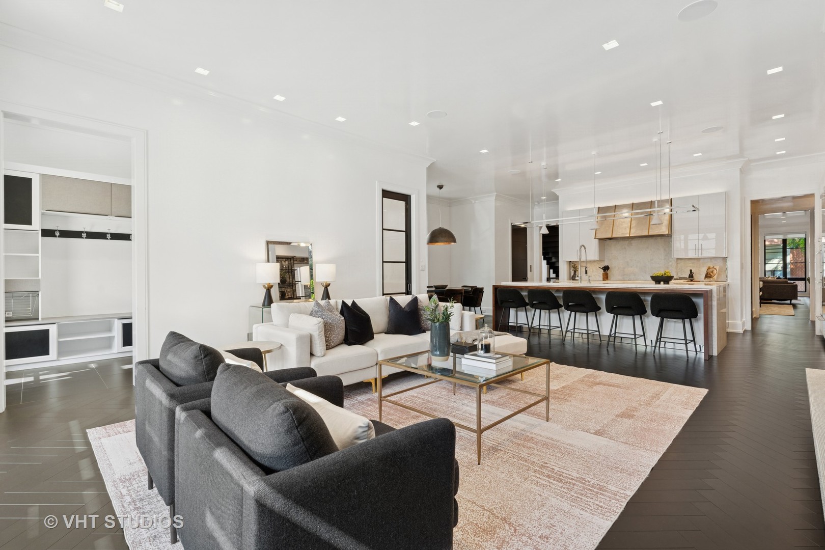 1878 North Orchard Street Chicago, IL 60614 - Photo 24 of 80 a living room with furniture and a table