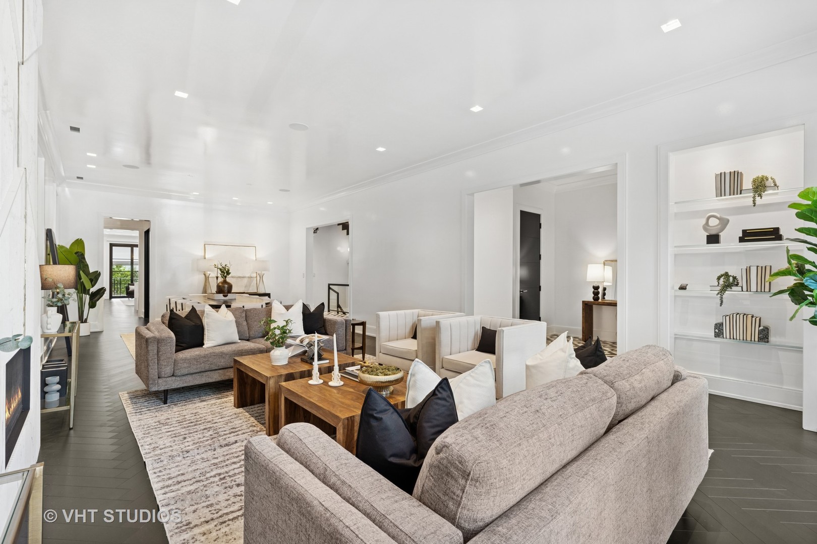 1878 North Orchard Street Chicago, IL 60614 - Photo 6 of 80 a living room with furniture and a rug