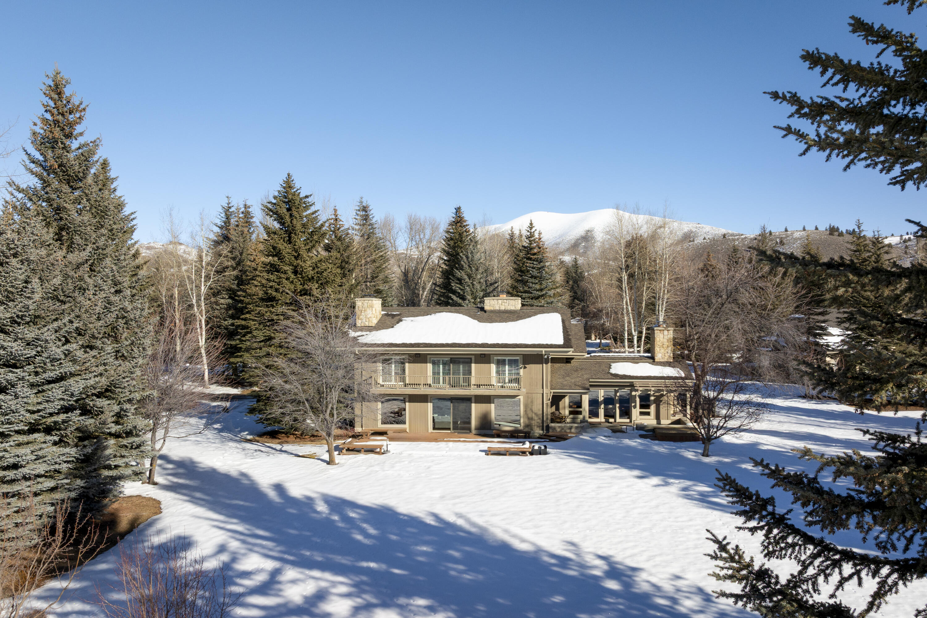 120 Blue Grouse Lane Ketchum, ID 83340 - Photo 1 of 28 1 Exterior - Back of Home