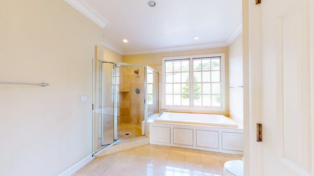 9560 Vía Del Oro Gilroy, CA 95020 - Photo 41 of 65 a spacious bathroom with a tub shower and sink