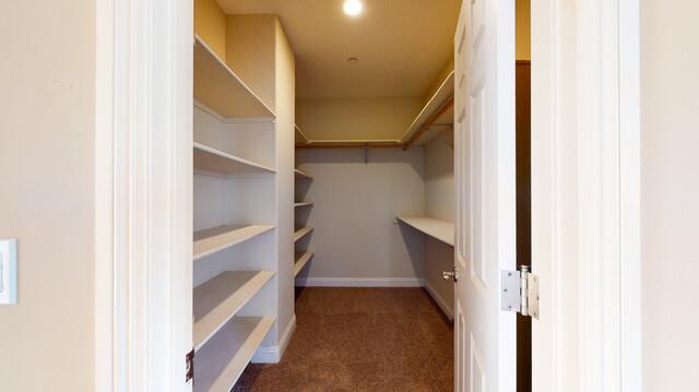 9560 Vía Del Oro Gilroy, CA 95020 - Photo 61 of 65 a view of walk in closet with empty racks