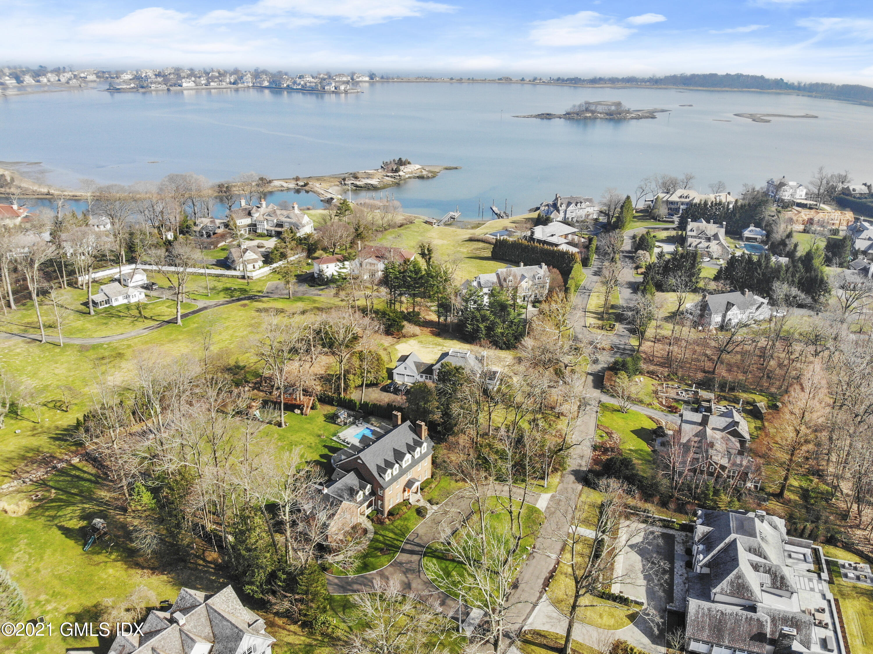 41 Dawn Harbor Lane Riverside, CT 06878 - Photo 33 of 33 a view of a city and ocean view