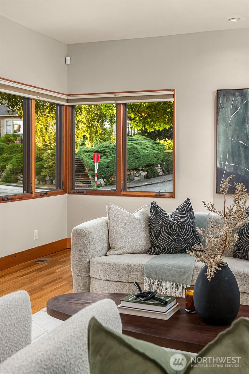 2252 Viewmont Way West Seattle, WA 98199 - Photo 15 of 40 a living room with furniture and a large window