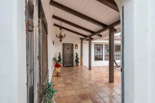 a view of a entryway door of the house