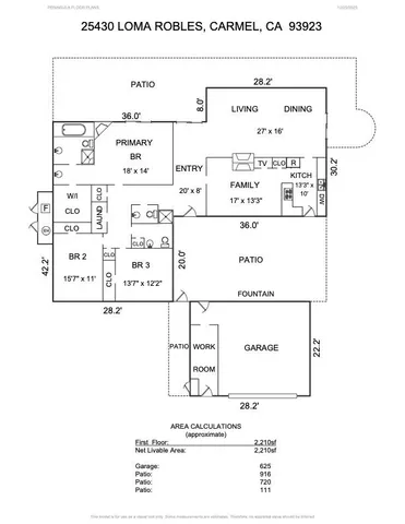 $2,195,000 | 25430 Loma Robles Drive, Carmel, CA 93923