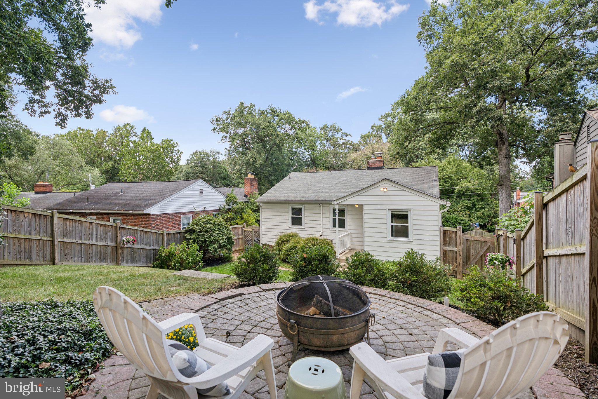 207 Whitmoor Terrace Silver Spring, MD 20901 - Photo 20 of 29 Patio and fire pit area