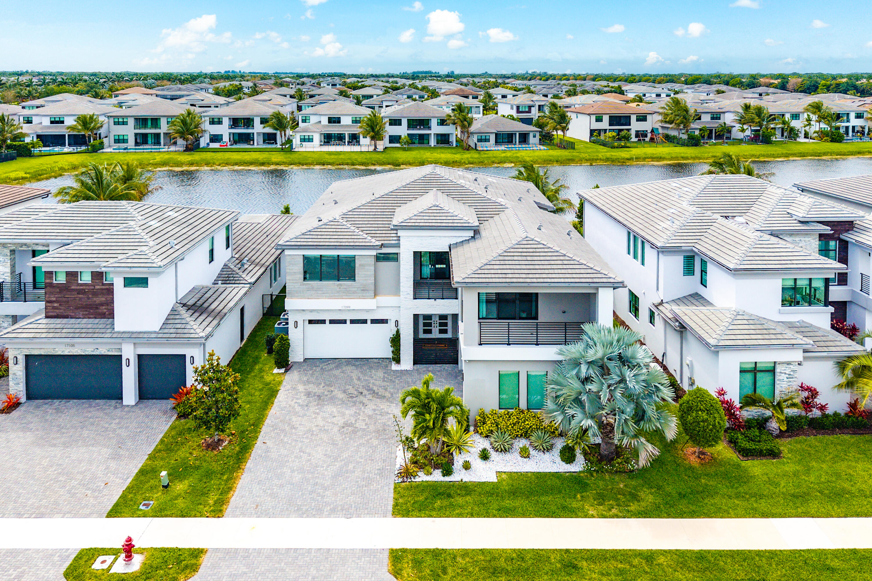 17099 Watersprite Lakes Road Boca Raton, FL 33496 - Photo 75 of 100 Aerial Exterior Front