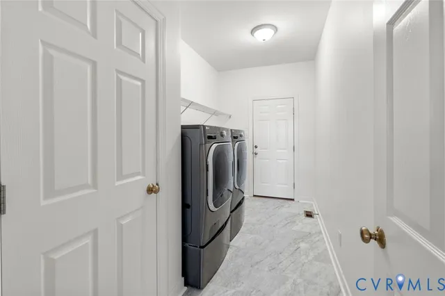 a view of a walk in closet