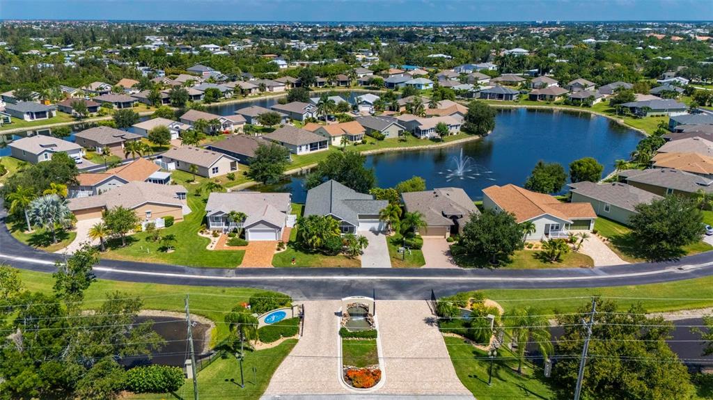 24604 Rio Villa Lakes Circle Punta Gorda, FL 33950 - Photo 27 of 28 an aerial view of a city
