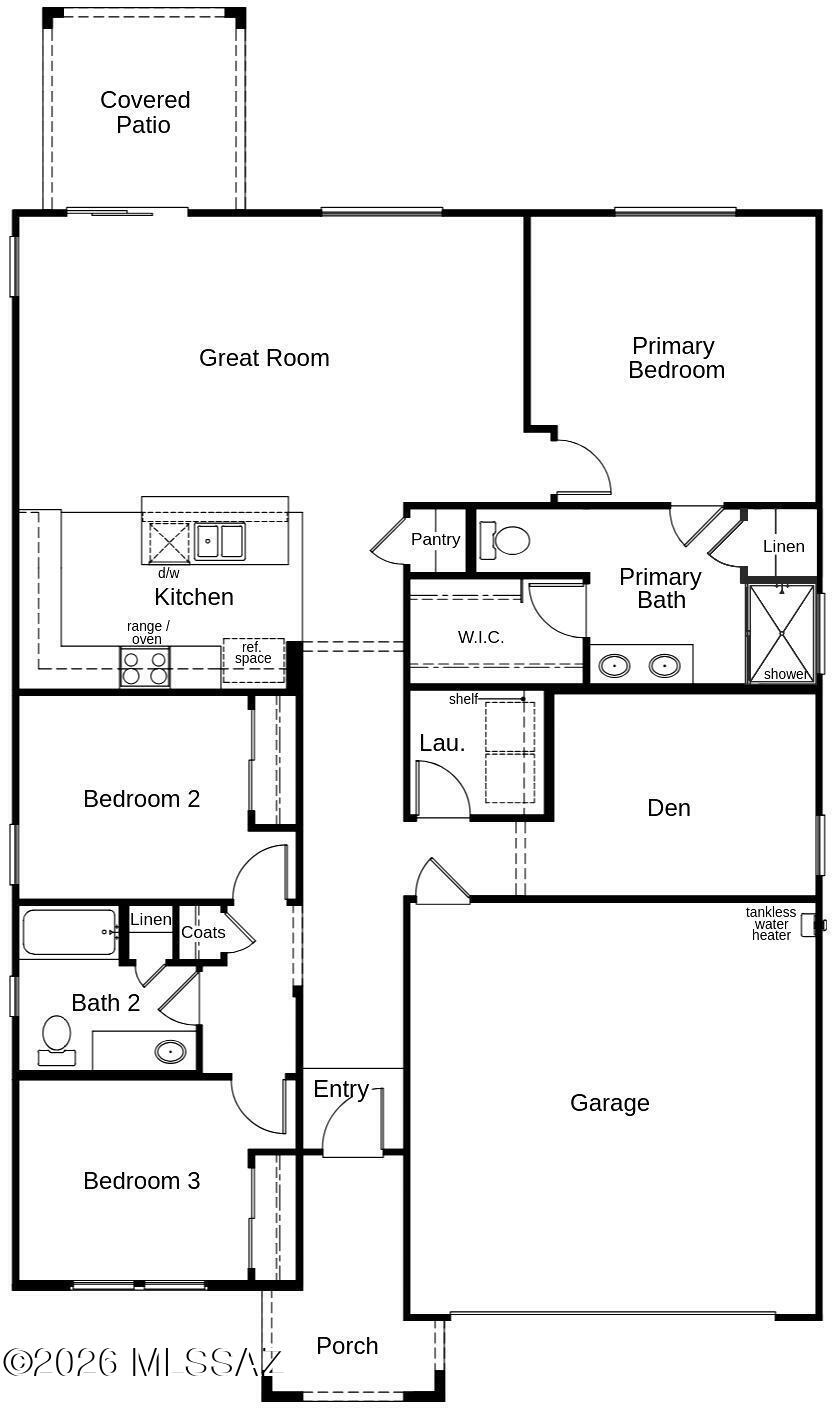 9308 West Bella Encanta Road Marana, AZ 85658 - Photo 13 of 13 Floor plan