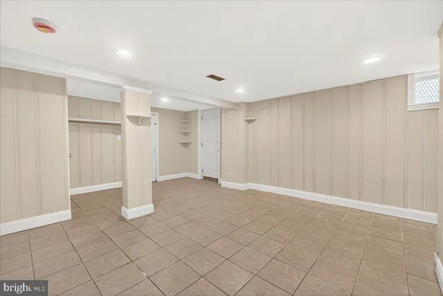 a view of an empty room