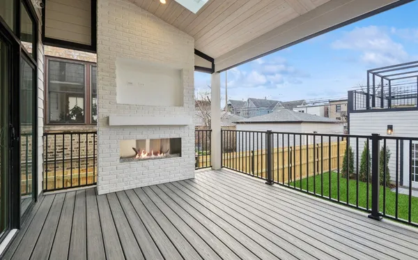 a living room with large windows