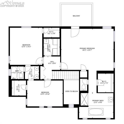 4795 Neeper Valley Road Manitou Springs, CO 80829 - Photo 49 of 50 Upper Level Floorplan