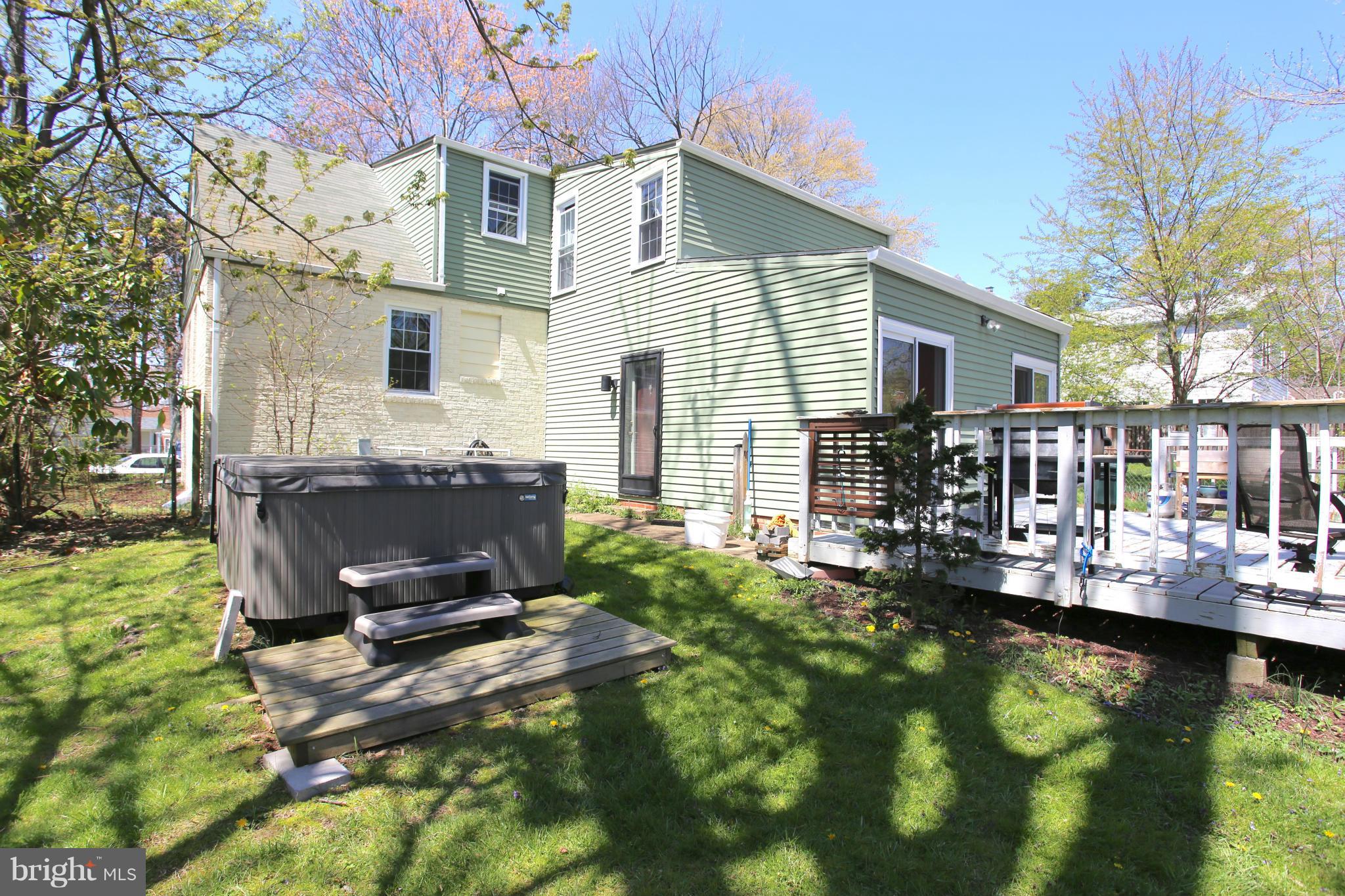 10403 Hayes Avenue Silver Spring, MD 20902 - Photo 26 of 30 Side View of House with Hot Tub