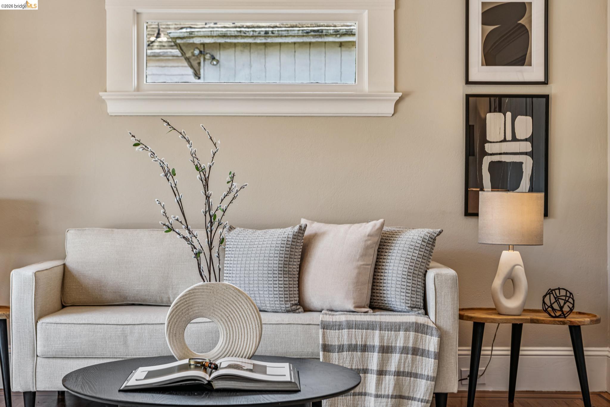 6521 Dover Street Berkeley, CA 94703 - Photo 14 of 80 Neutral wall finish complemented by a crisp white window trim