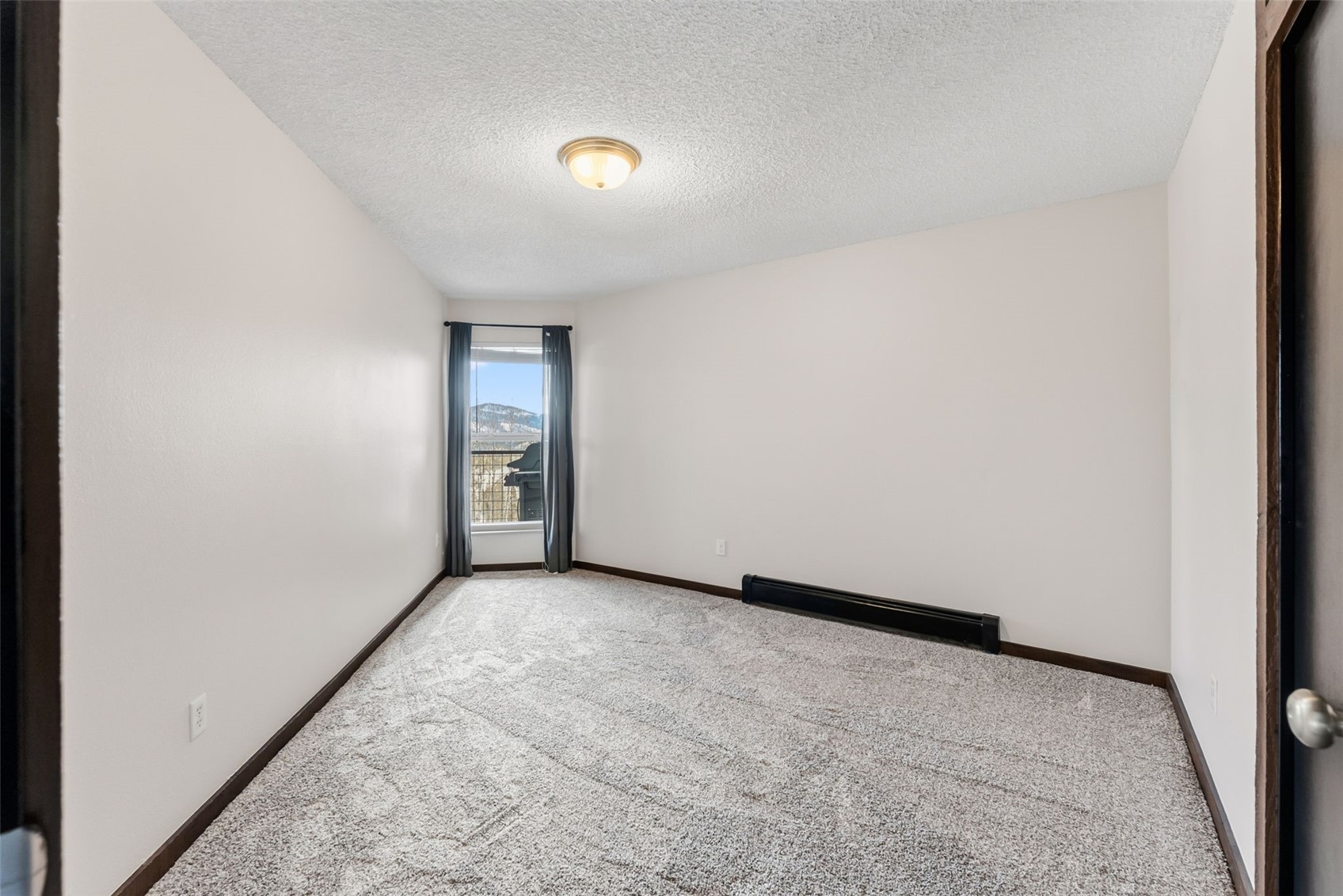 7124 Ryan Gulch Road, Unit 204 Wildernest, CO 80498 - Photo 25 of 36 Carpeted empty room with a textured ceiling and baseboard heating
