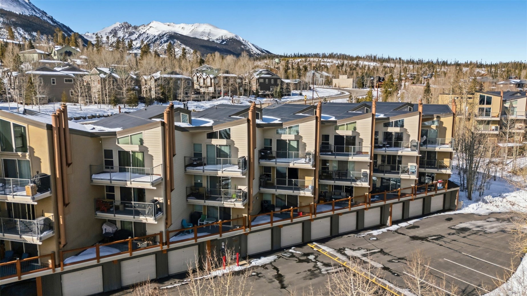 7124 Ryan Gulch Road, Unit 204 Wildernest, CO 80498 - Photo 32 of 36 a view of city with tall buildings