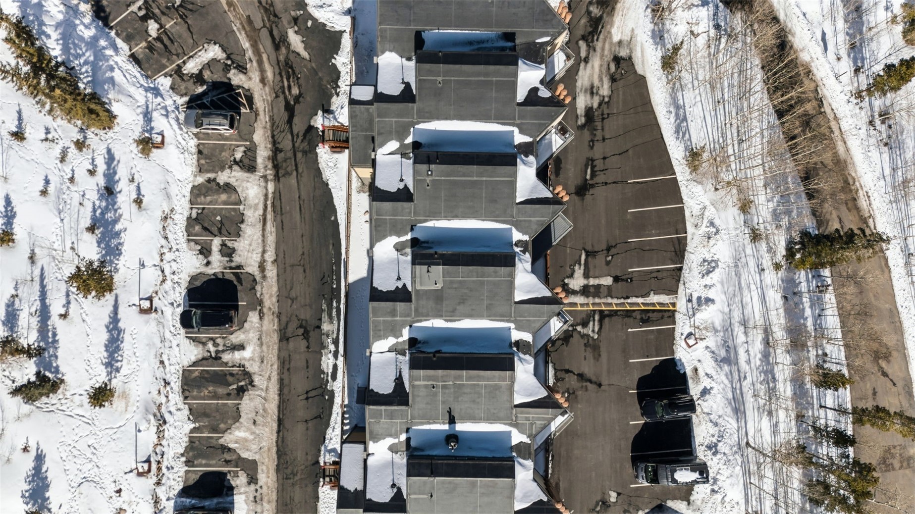 7124 Ryan Gulch Road, Unit 204 Wildernest, CO 80498 - Photo 36 of 36 View of snowy aerial view