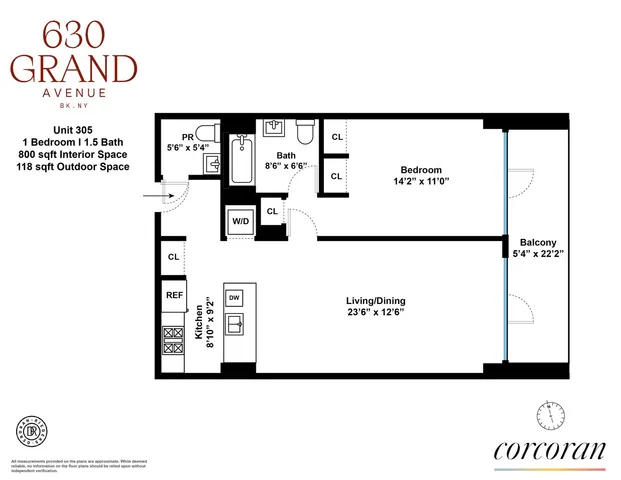 $1,150,000 | 630 Grand Avenue, Unit 305 | Crown Heights