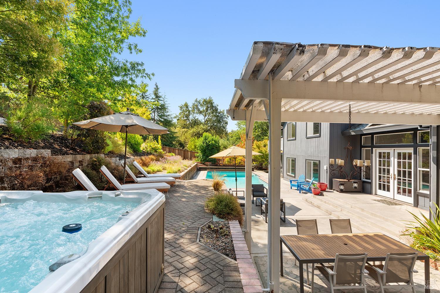 3991 Haven Court Sebastopol, CA 95472 - Photo 41 of 60 a view of outdoor space yard deck patio and outdoor kitchen