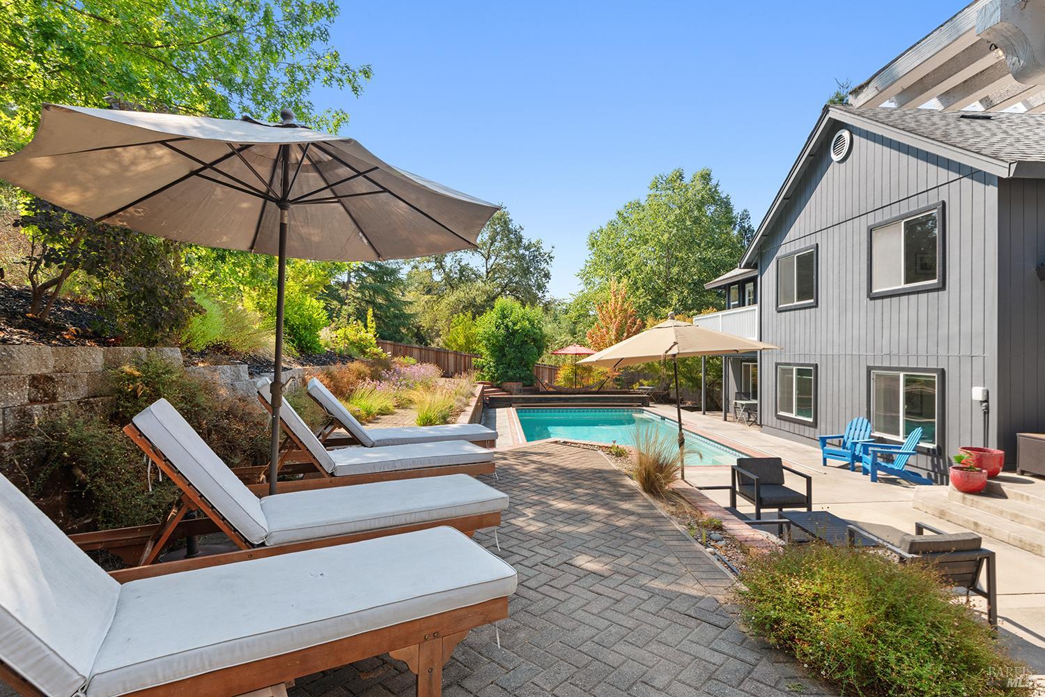 3991 Haven Court Sebastopol, CA 95472 - Photo 44 of 60 a view of an outdoor sitting area with furniture
