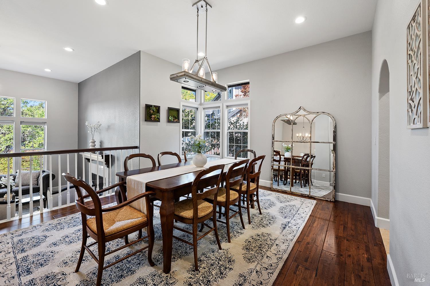 3991 Haven Court Sebastopol, CA 95472 - Photo 10 of 60 a view of a a dining room with furniture window and wooden floor