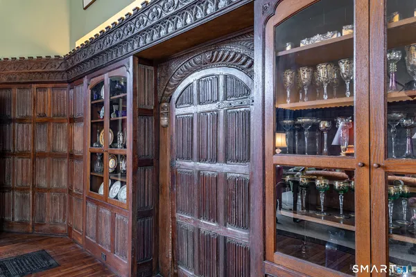 a living room filled with furniture