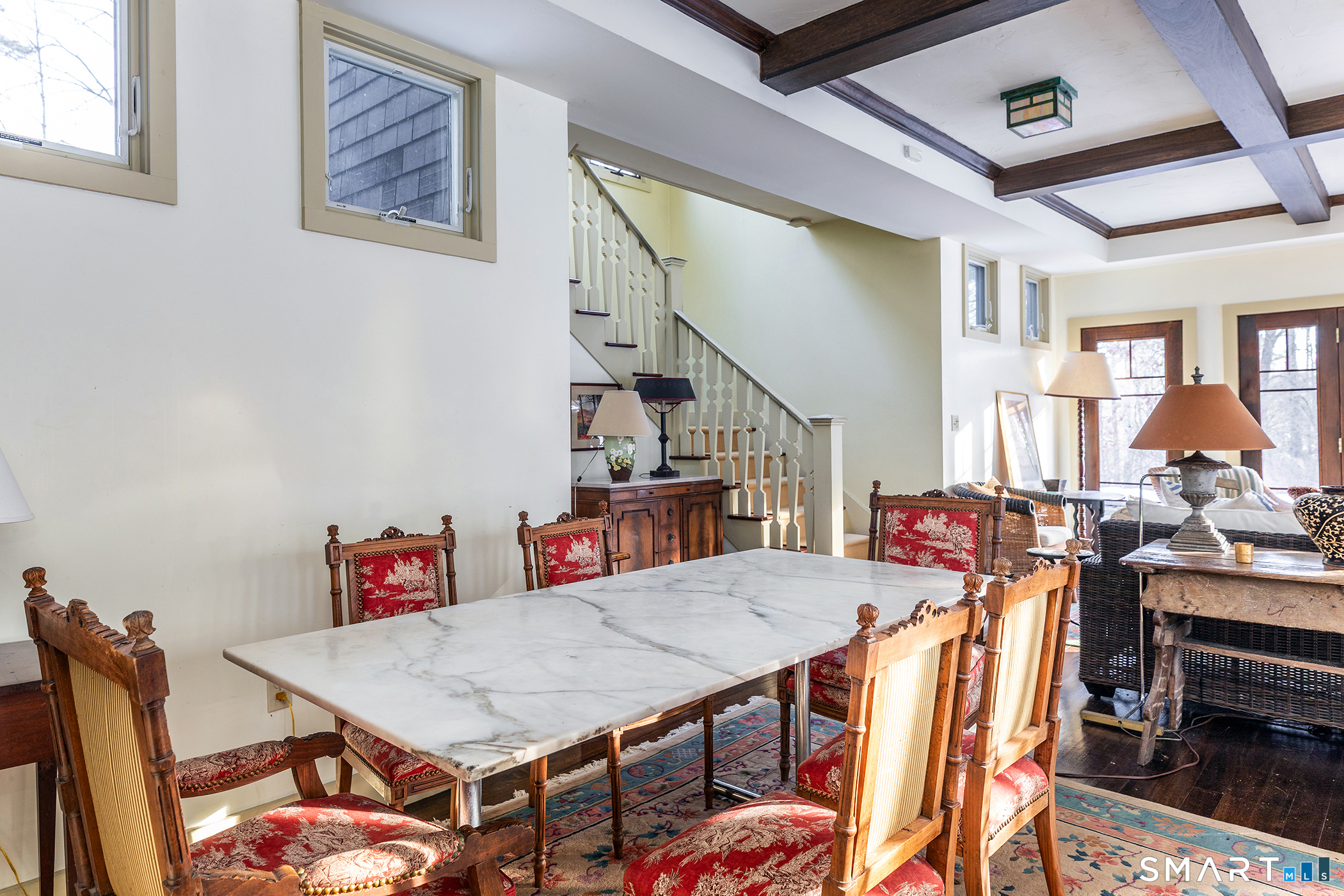 552 Twin Lakes Road Salisbury, CT 06068 - Photo 20 of 31 a view of a dining room and livingroom