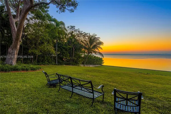 a view of an ocean from a building