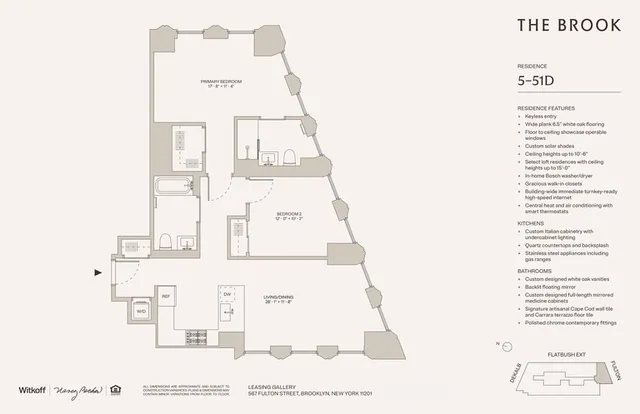 $8,035 | 567 Fulton Street, Unit 7D | Downtown Brooklyn