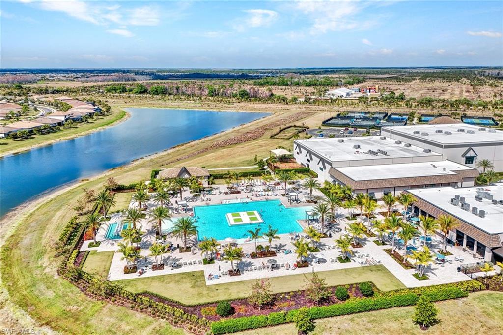 18298 Ridgeline Drive Estero, FL 33928 - Photo 47 of 49 Bird's eye view of a pool and a nearby body of water