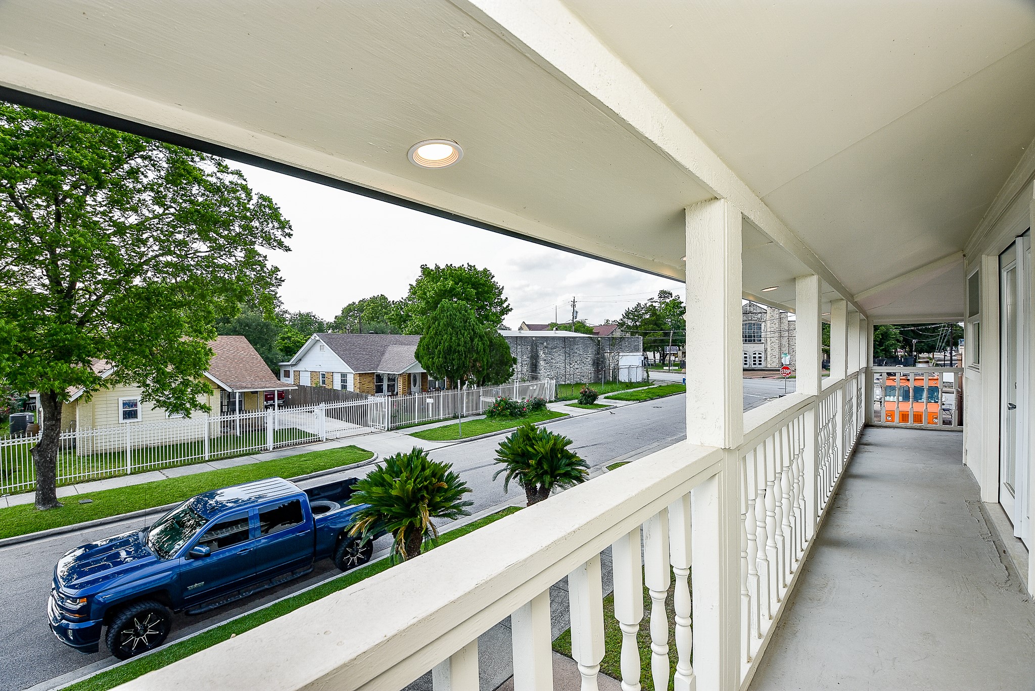 2509 Oakcliff Street Houston, TX 77023 - Photo 28 of 31 a view of a porch with furniture and garden